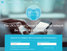 Tablet Screenshot of dentalcircle.com